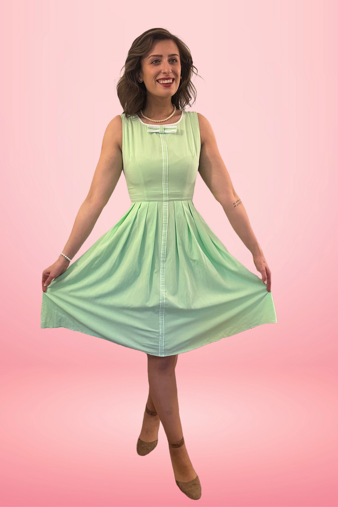 Samantha A-Line 60s-Inspired Dress
