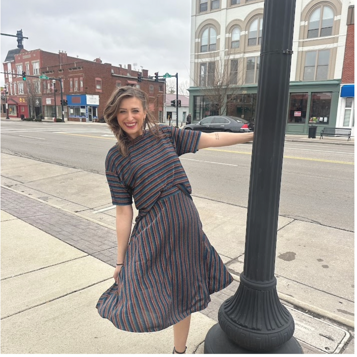 Frankie Skirt in Rainbow Sparkle