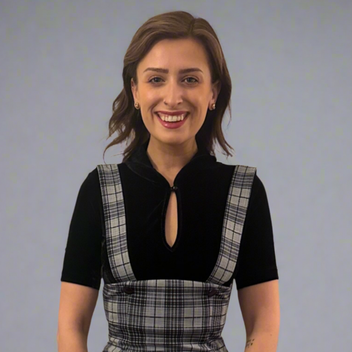 Keynote Vintage-Inspired Blouse in Velvet