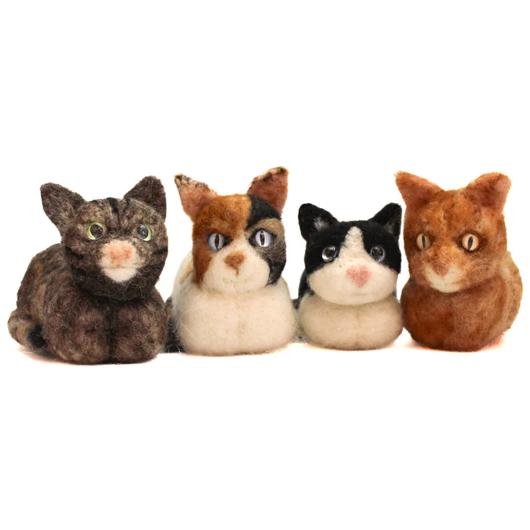 Realistic Cat Loaf Needle Felting Kit by The Makerss KTS-RealisticCatLoaf-Complete