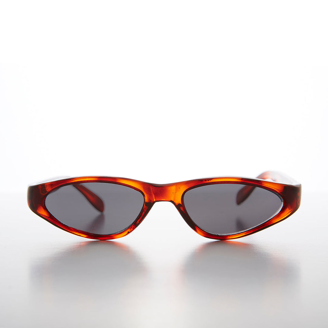 Edgy Small Cat Eye 90s Vintage Sunglass - Vicky