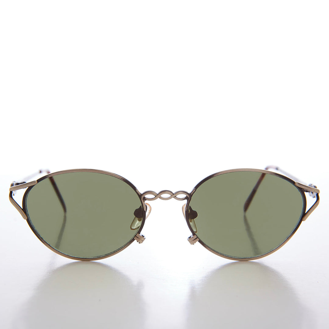 Oval Cat Eye 90s Vintage Sunglasses - Vista