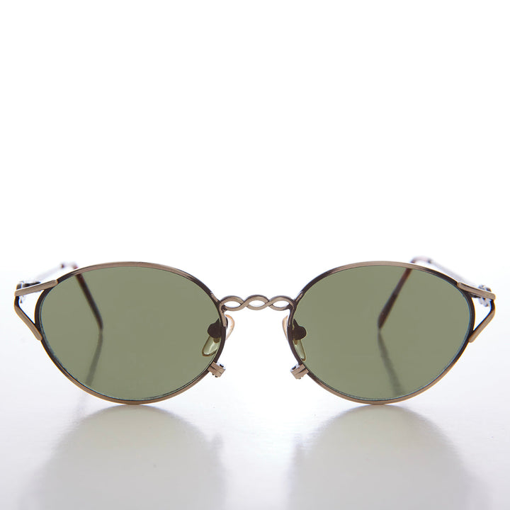 Oval Cat Eye 90s Vintage Sunglasses - Vista