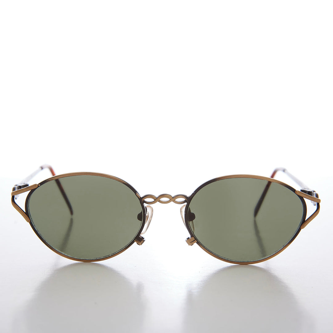 Oval Cat Eye 90s Vintage Sunglasses - Vista