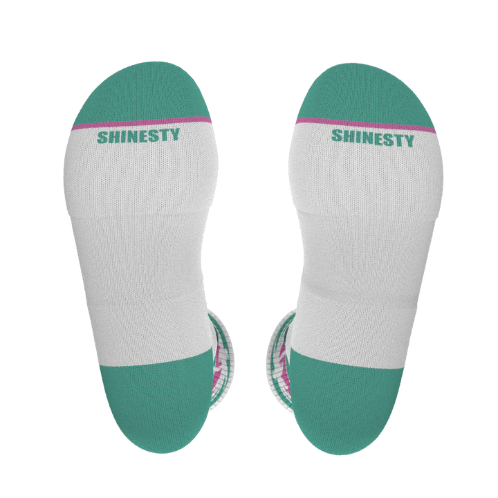 The Venice Beach | Palm Trees Heel Hammock™ Crew Socks