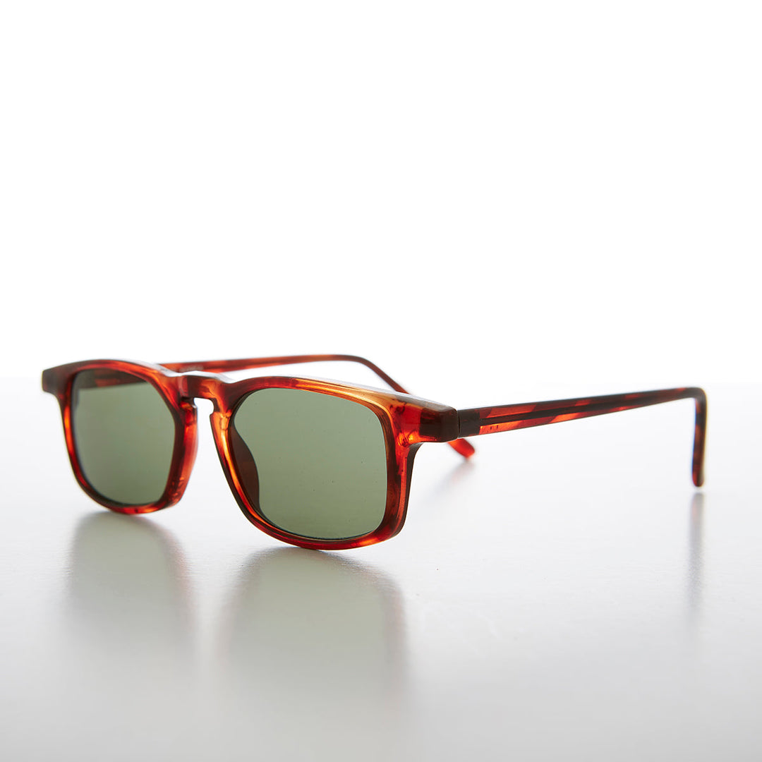 Rectangular Acetate Unisex Vintage Sunglass - Wallis
