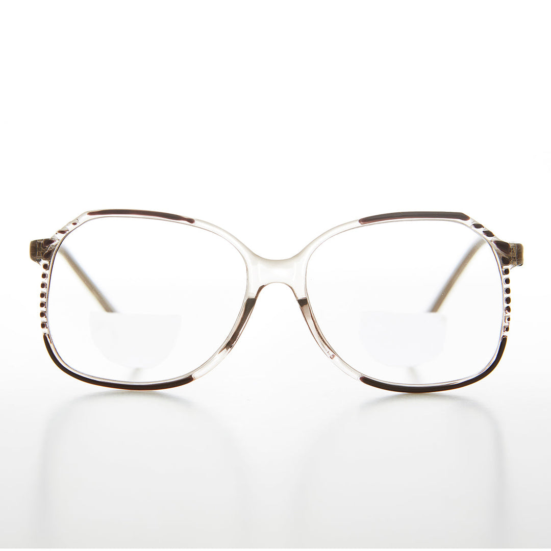 Square Retro Optical Quality Bifocal Reader - Wang