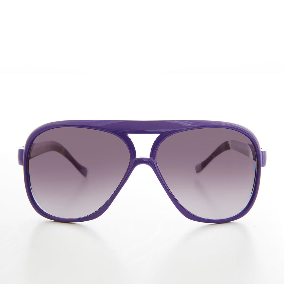 Square Colorful Aviator Deadstock Sunglasses - Wave