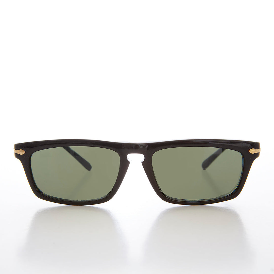 Slim Rectangular Beatnik Vintage Sunglass - Wilde