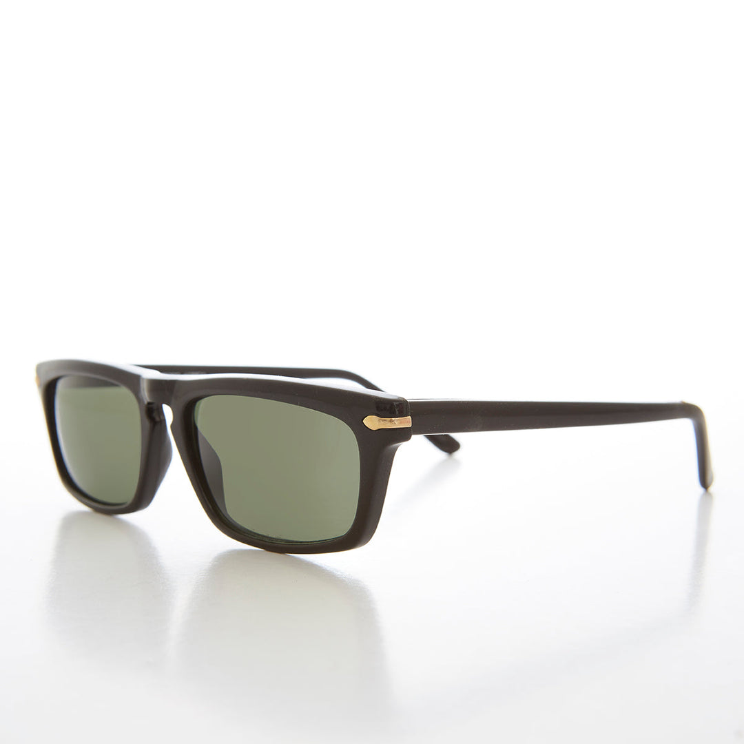Slim Rectangular Beatnik Vintage Sunglass - Wilde