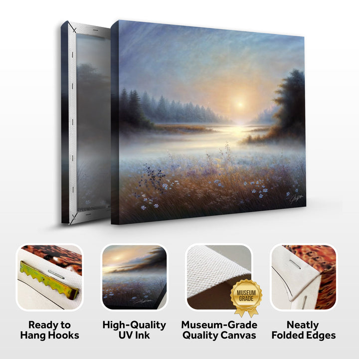 Canvas Print: Misty Serenade