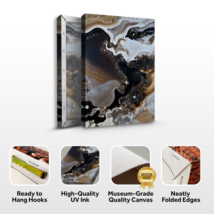 Canvas Print: "Geode Whispers III"