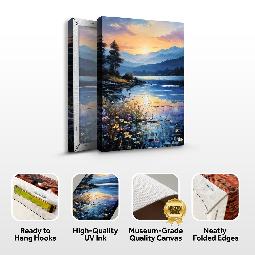 Canvas Print: "Sunset Journey"