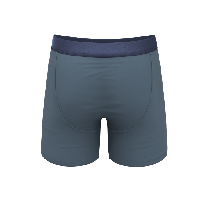 The Wake In The Lake | Tonal Teal Ball Hammock® Pouch Underwear With Fly