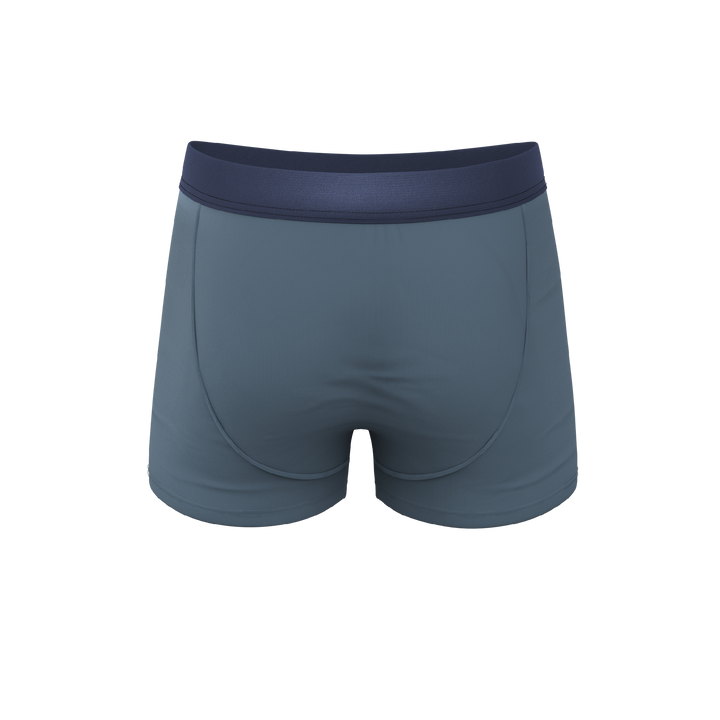 The Wake In The Lake | Tonal Teal Ball Hammock® Pouch Trunks Underwear