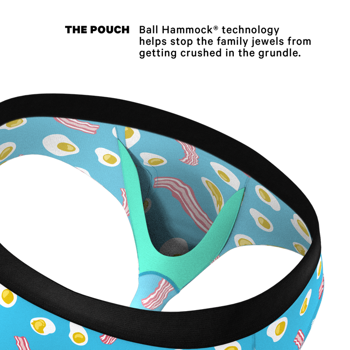 The Wakey Wakey | Eggs and Bacon Ball Hammock® Pouch Underwear Briefs