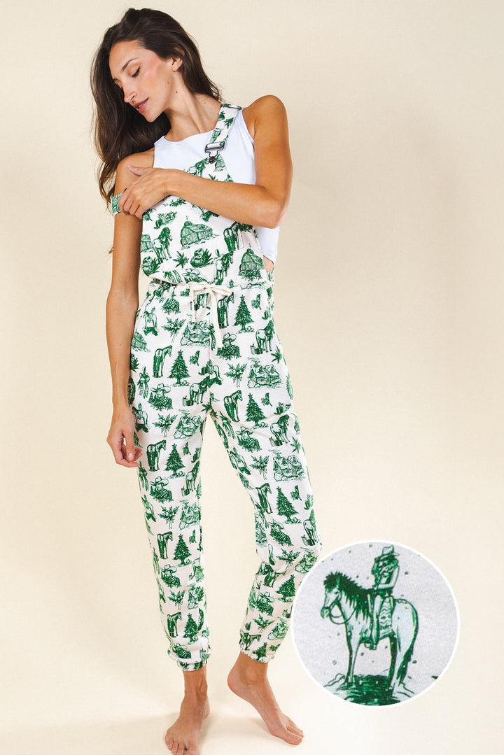 The Western Wonderland | Western Toile Women's Pajamaralls®