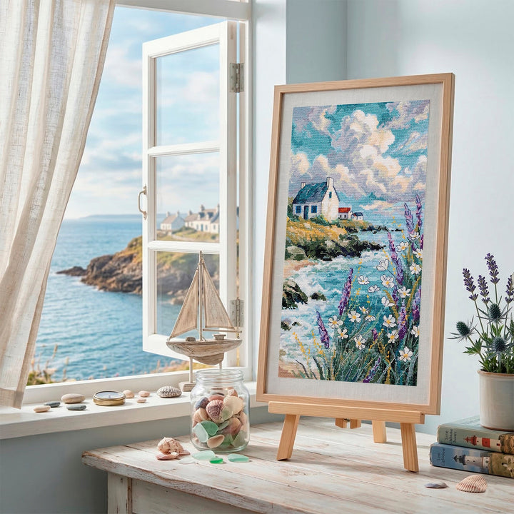 When the Sea Is a Dream Counted Cross-Stitch Kit by Abris Art AH-318