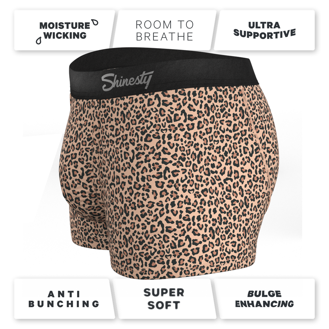 The Wild Cat | Leopard Print Ball Hammock® Pouch Trunks Underwear