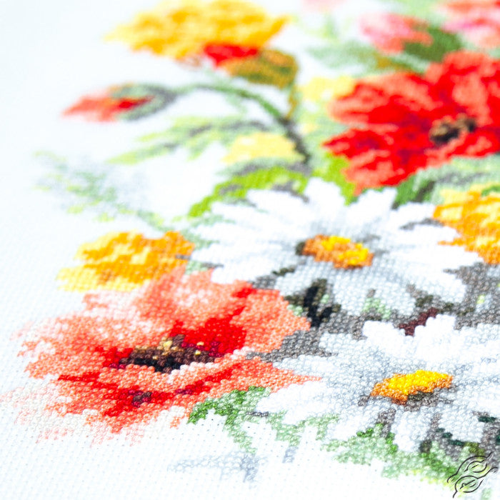 Wildflowers Counted Cross Stitch Kit by Magic Needle 70-58