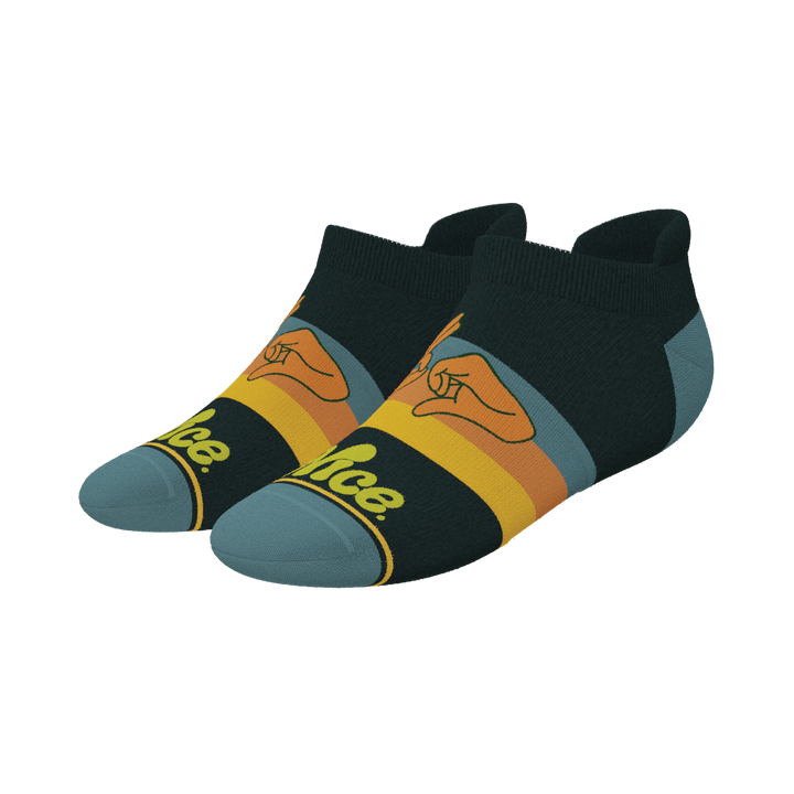 The Wine Dine & 69 | Route 69 Heel Hammock™ Ankle Socks
