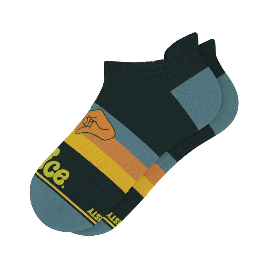 The Wine Dine & 69 | Route 69 Heel Hammock™ Ankle Socks