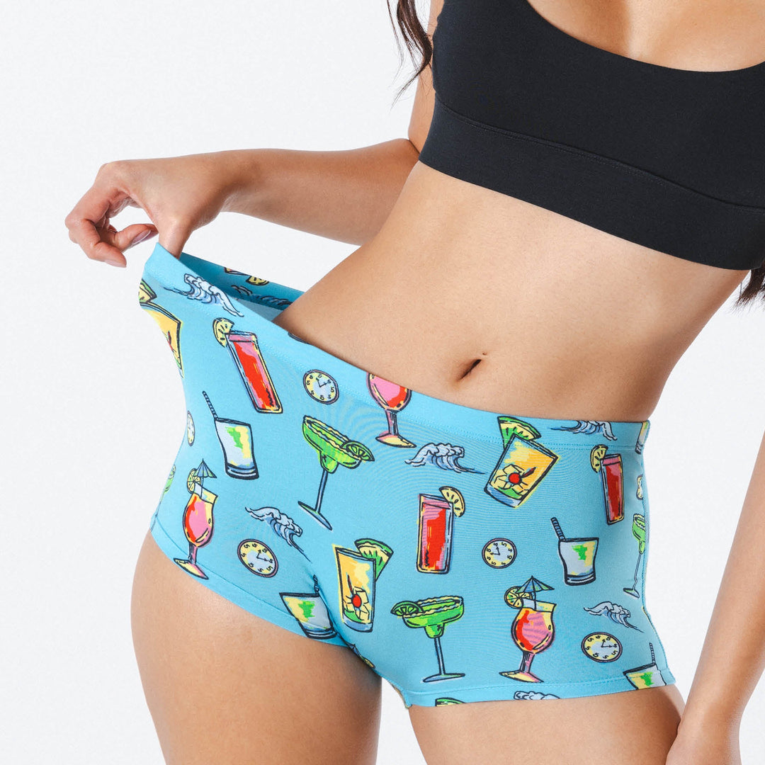 The Cocktail Hour | Shinesty x Margaritaville® Modal Boyshort Underwear