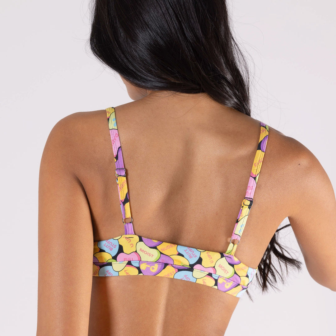 The Candy Crush | Candy Hearts Boob Hammock™ Triangle Bralette