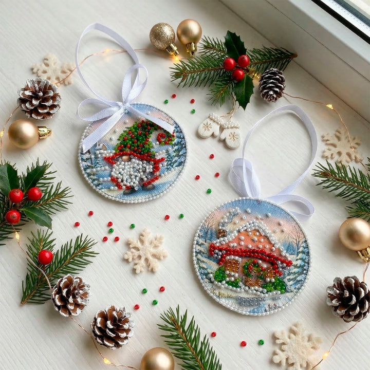 Woodland Wonder Bead Embroidery Decoration Kit by Abris Art ABT-063
