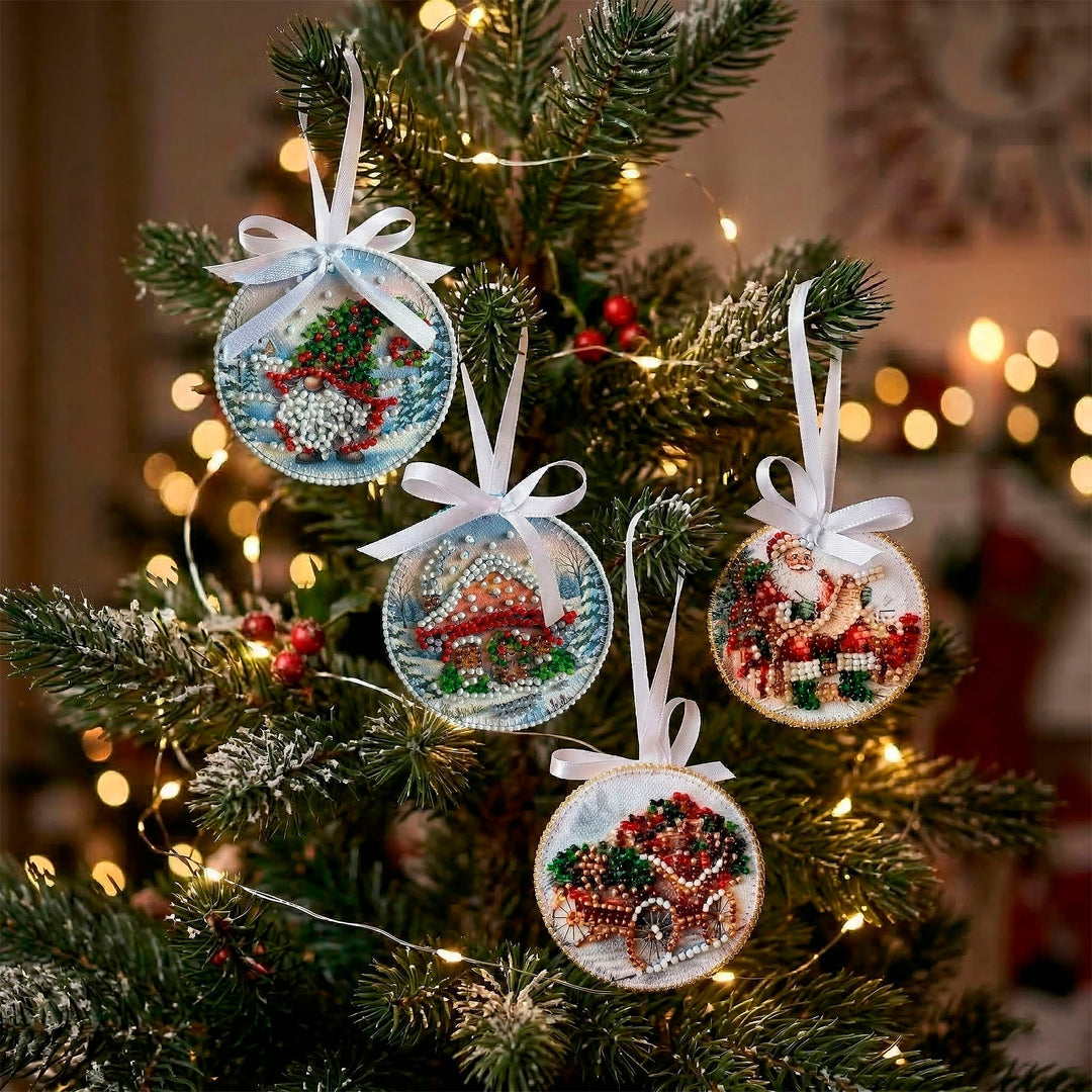 Woodland Wonder Bead Embroidery Decoration Kit by Abris Art ABT-063