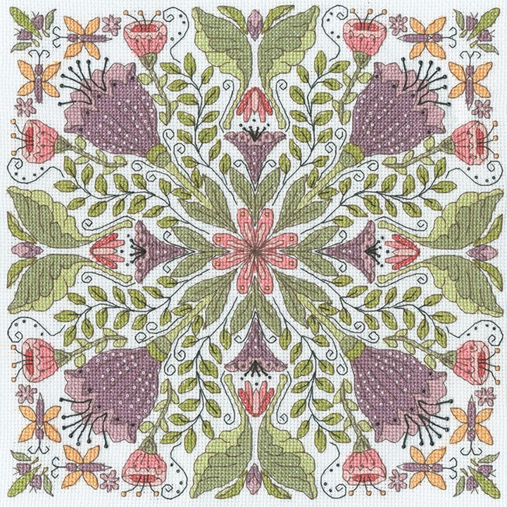 Bursting Blooms XBUF2 Counted Cross Stitch Kit
