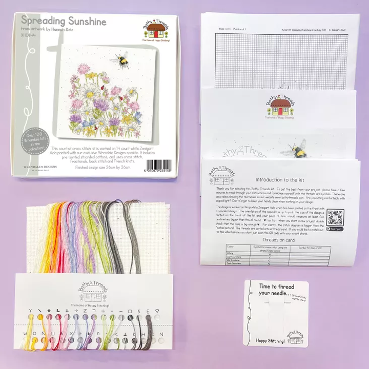 Spreading Sunshine XHD144 Counted Cross Stitch Kit