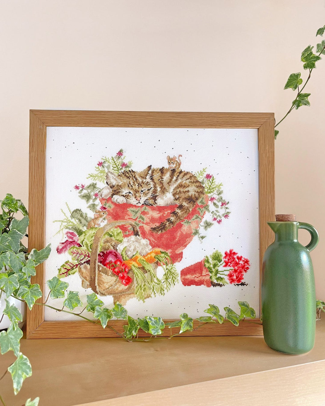 Purrrfect Spot XHD149 Counted Cross Stitch Kit