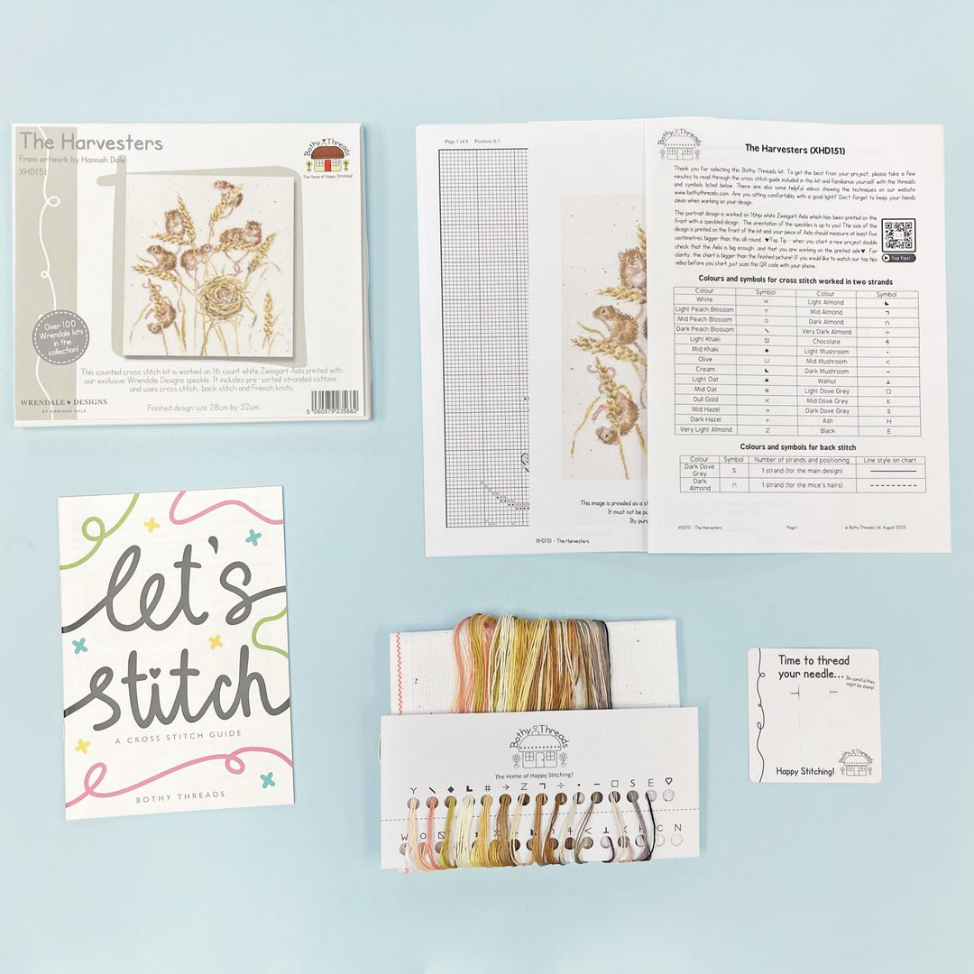 The Harvesters Counted Cross Stitch Kit by Bothy Threads XHD151
