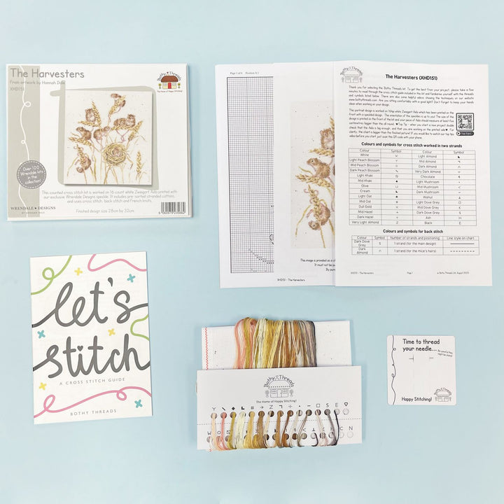 The Harvesters Counted Cross Stitch Kit by Bothy Threads XHD151