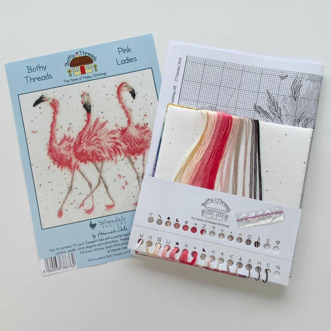Pink Ladies XHD24 Counted Cross Stitch Kit