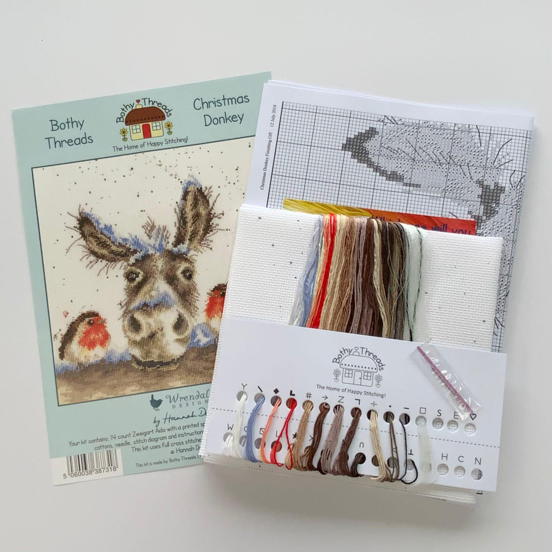 Christmas Donkey XHD39 Counted Cross Stitch Kit