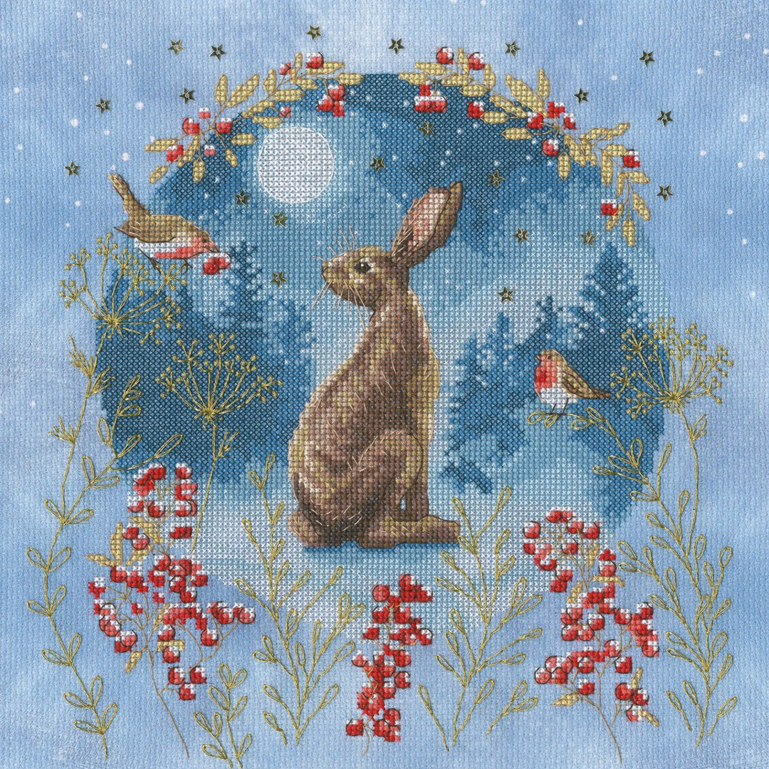 Midnight Moongazer Counted Cross Stitch Kit by Bothy Threads XJS2