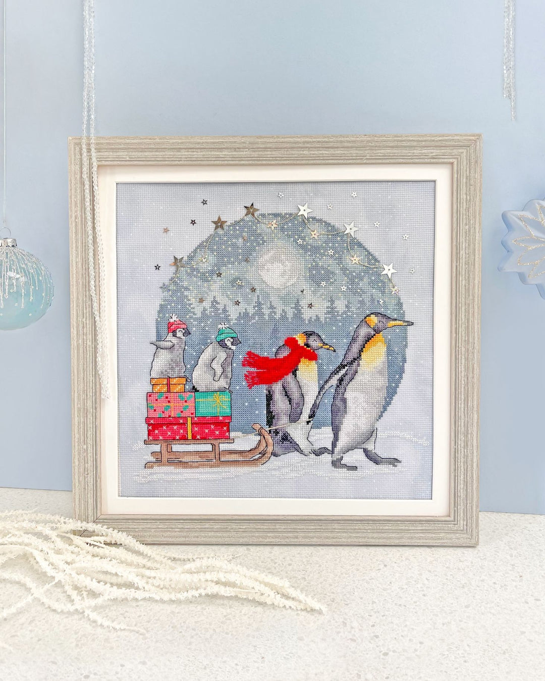 Winter Waddle Counted Cross Stitch Kit by Bothy Threads XJS3