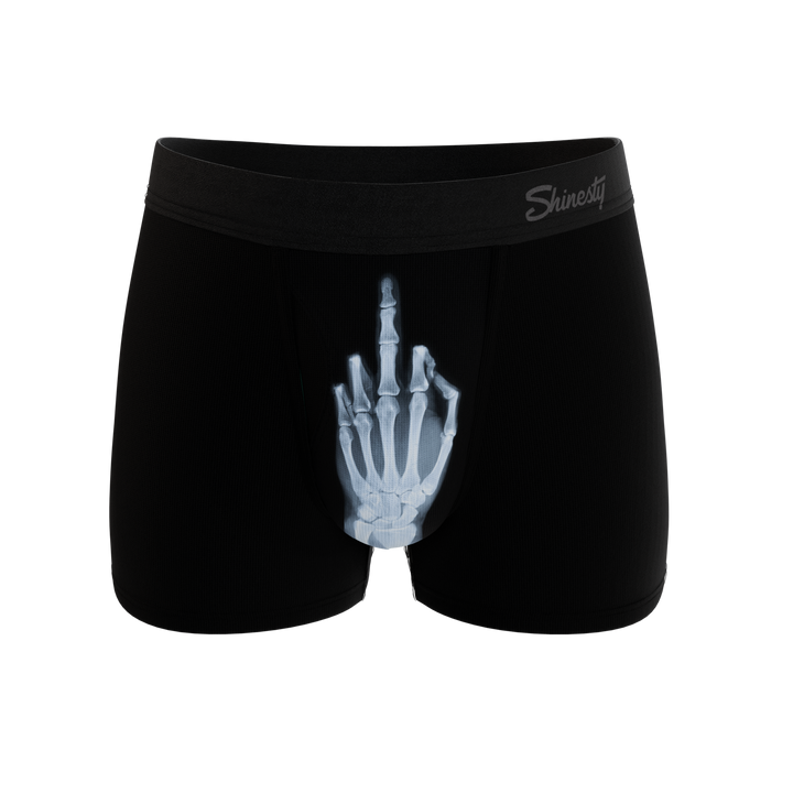 The XXX Ray | Middle Finger X Ray Ball Hammock® Pouch Trunks Underwear