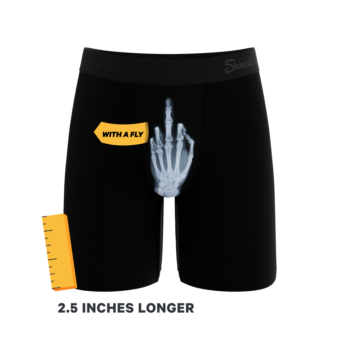 The XXX Ray | Middle Finger X Ray Ball Hammock® Boxer - Long Leg