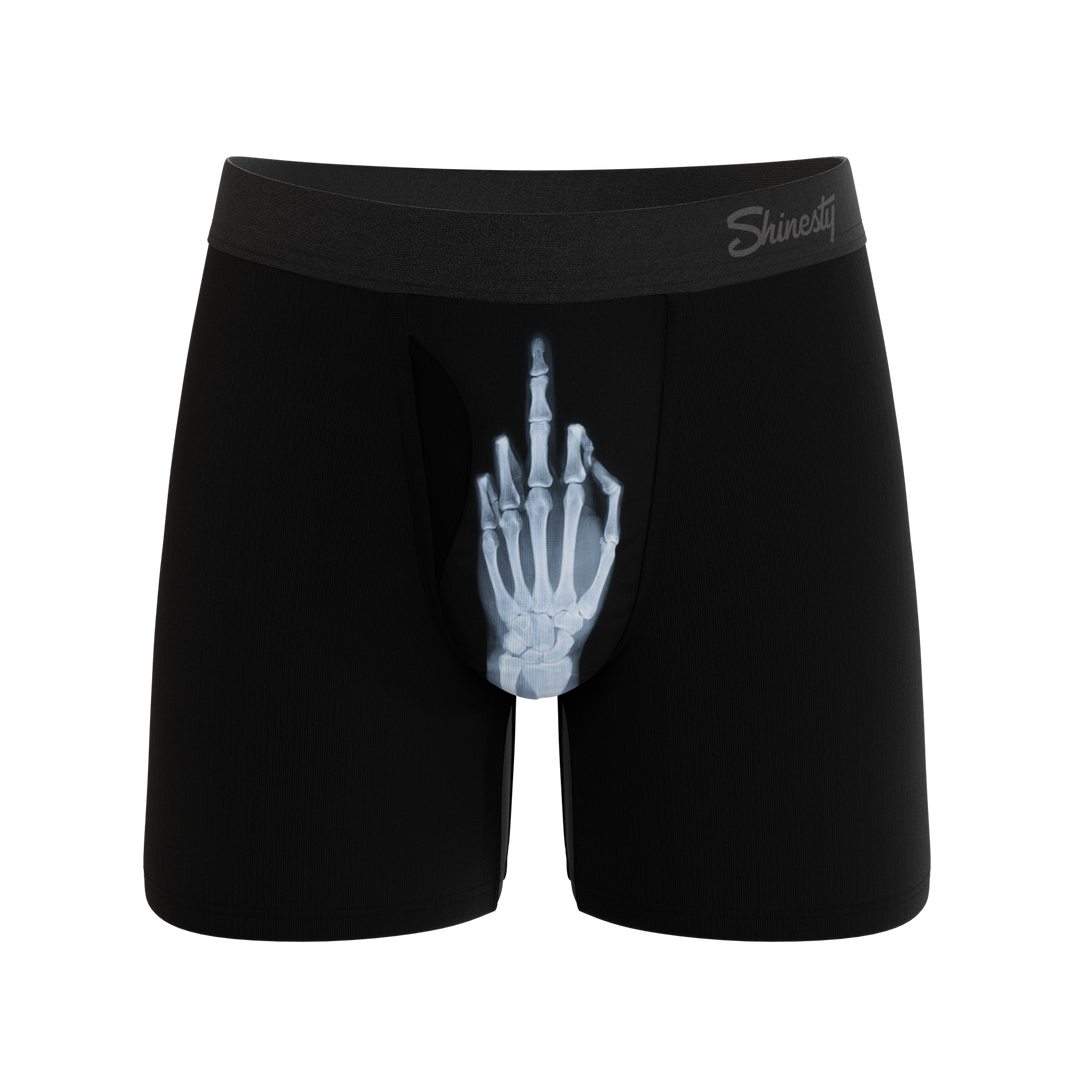 The XXX Ray | Middle Finger X Ray Ball Hammock® Magnum Big Pouch Underwear