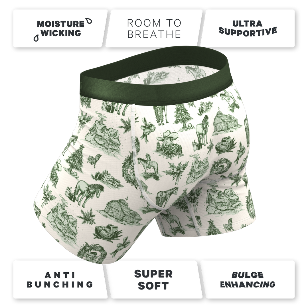 The Western Wonderland | Western Toile Ball Hammock® Pouch Underwear
