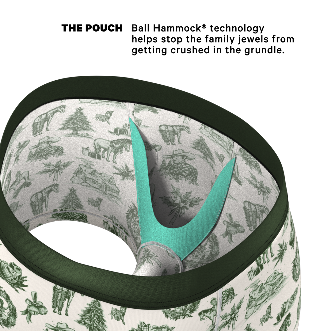 The Western Wonderland | Western Toile Ball Hammock® Pouch Trunks Underwear