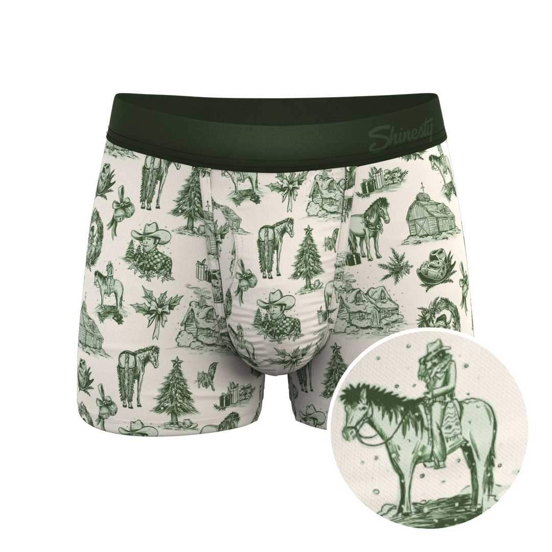 The Western Wonderland | Western Toile Ball Hammock® Pouch Trunks Underwear