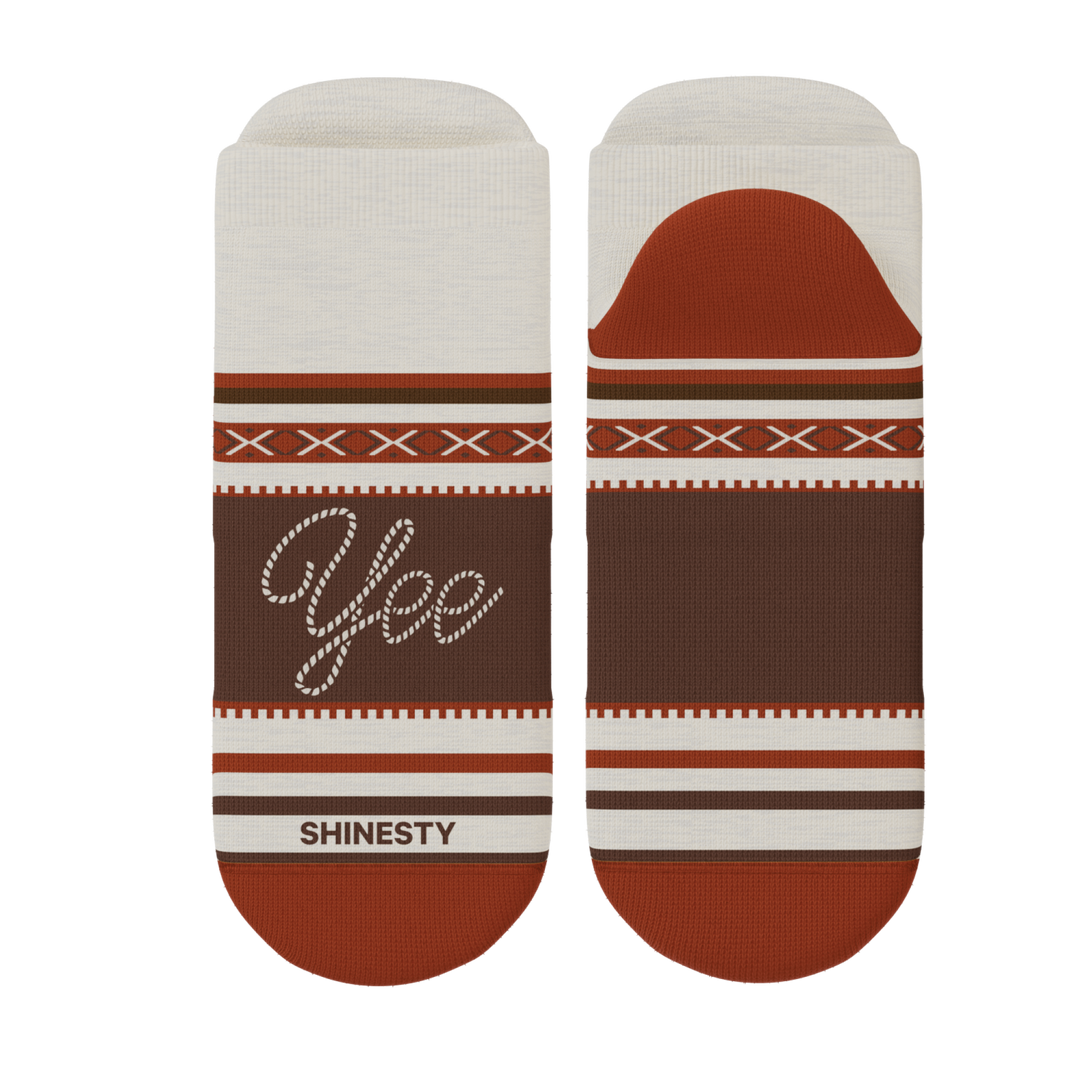 The Yee Haw | Lasso Heel Hammock™ Ankle Socks
