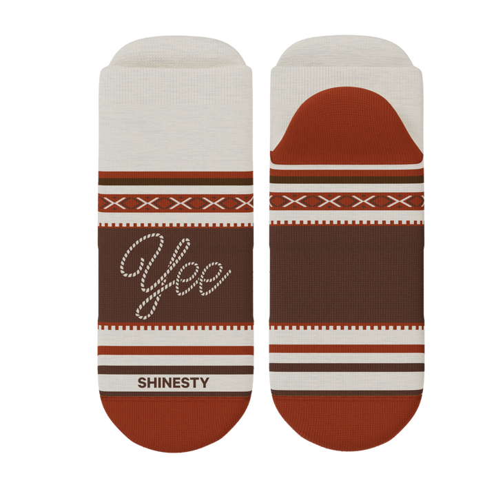 The Yee Haw | Lasso Heel Hammock™ Ankle Socks