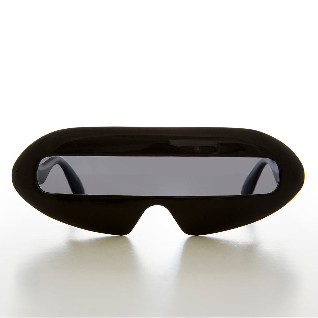 Futuristic Cyclops Robot Single Lens Vintage Sunglass  - Zepter