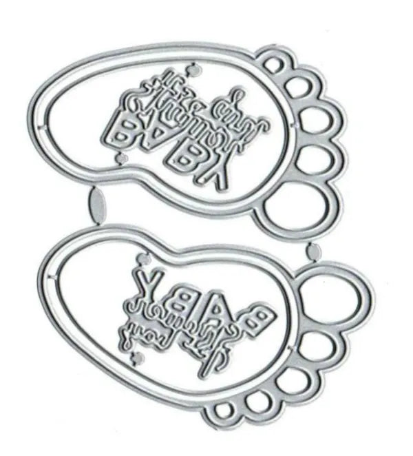 –°hildren's Footprints Cutting Dies Set F07M2-7-ZG294