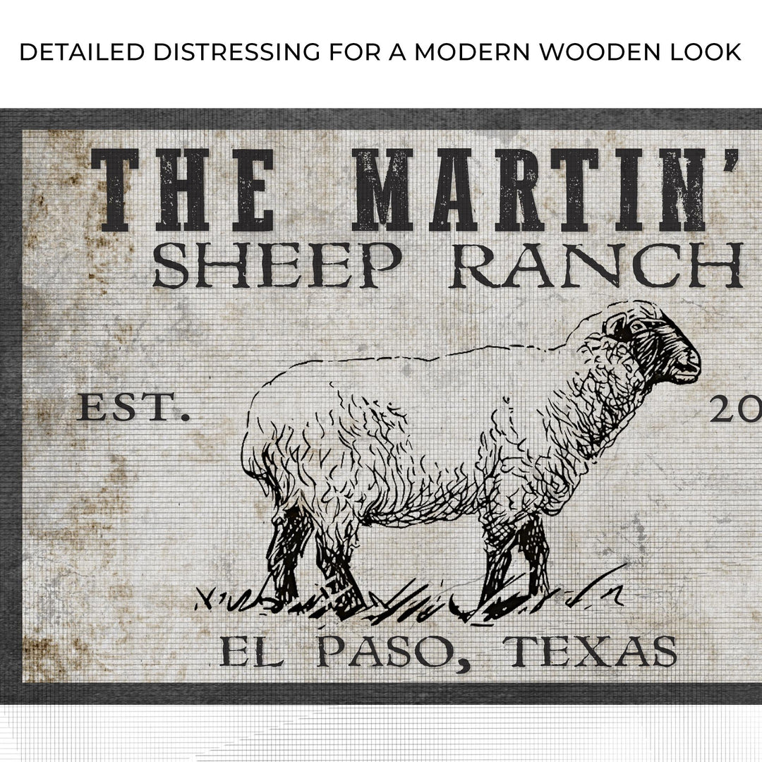 Sheep Ranch Sign II